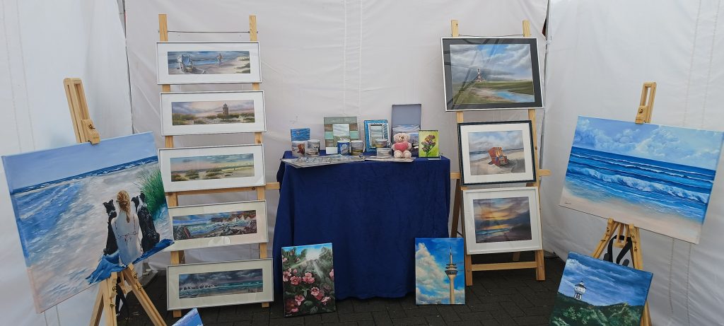 Stand Susanne Möller Künstlermarkt 2022
