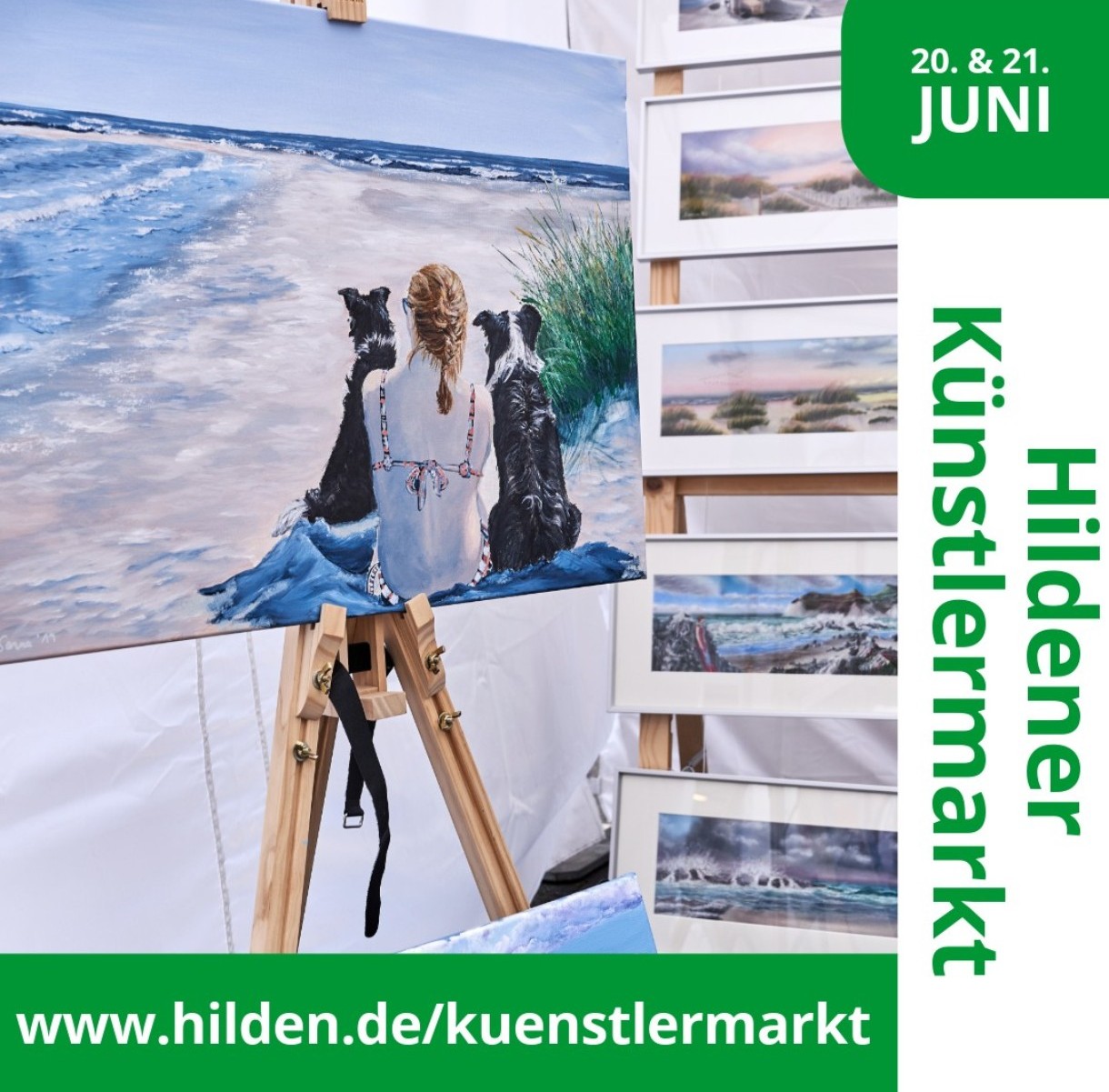 Werbung Künstlermarkt Motive Susanne Möller